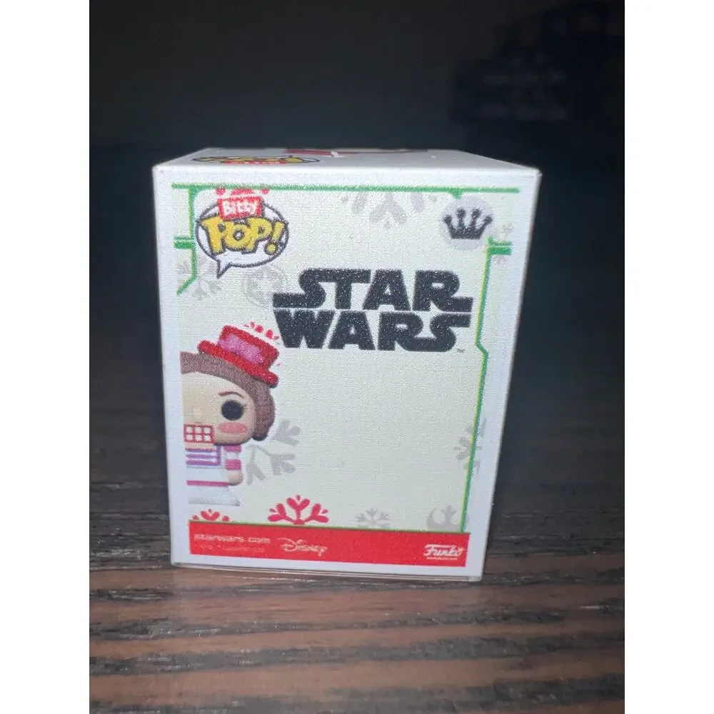 BITTY Nutcracker Princess Leia 1-Inch Funko Pop Star Wars Movies Christmas Films